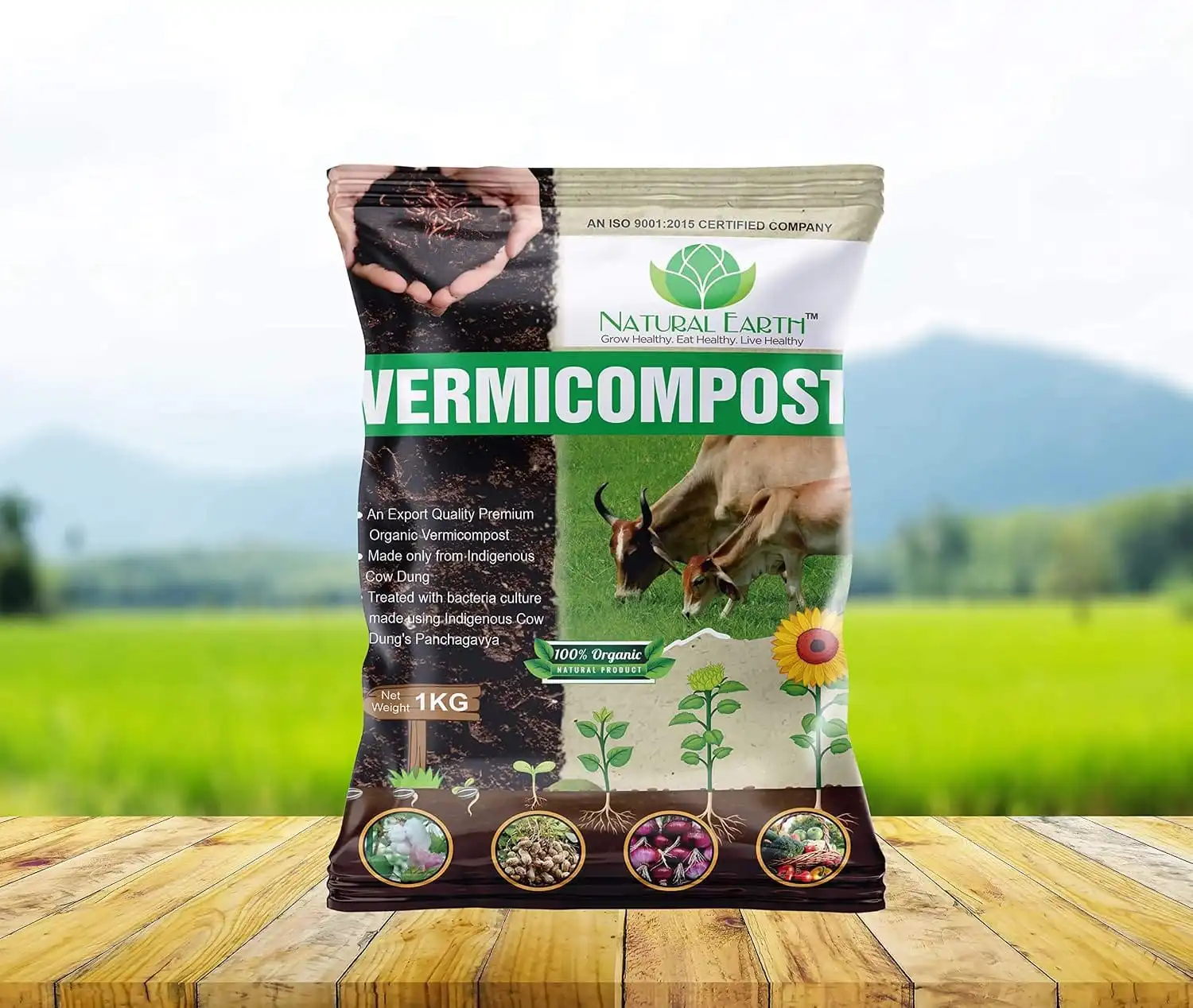 Natural Earth Vermicompost 1kg